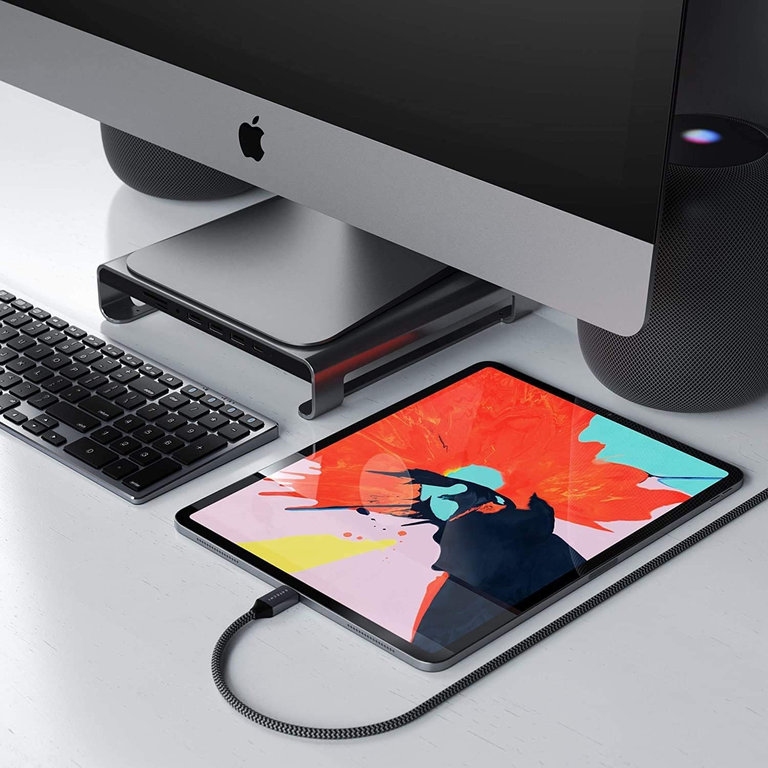 Thumbnail 5 de Satechi USB-C to USB-C Cable 100W (6.5ft/2m) – fast charging with data sync, nylon braided