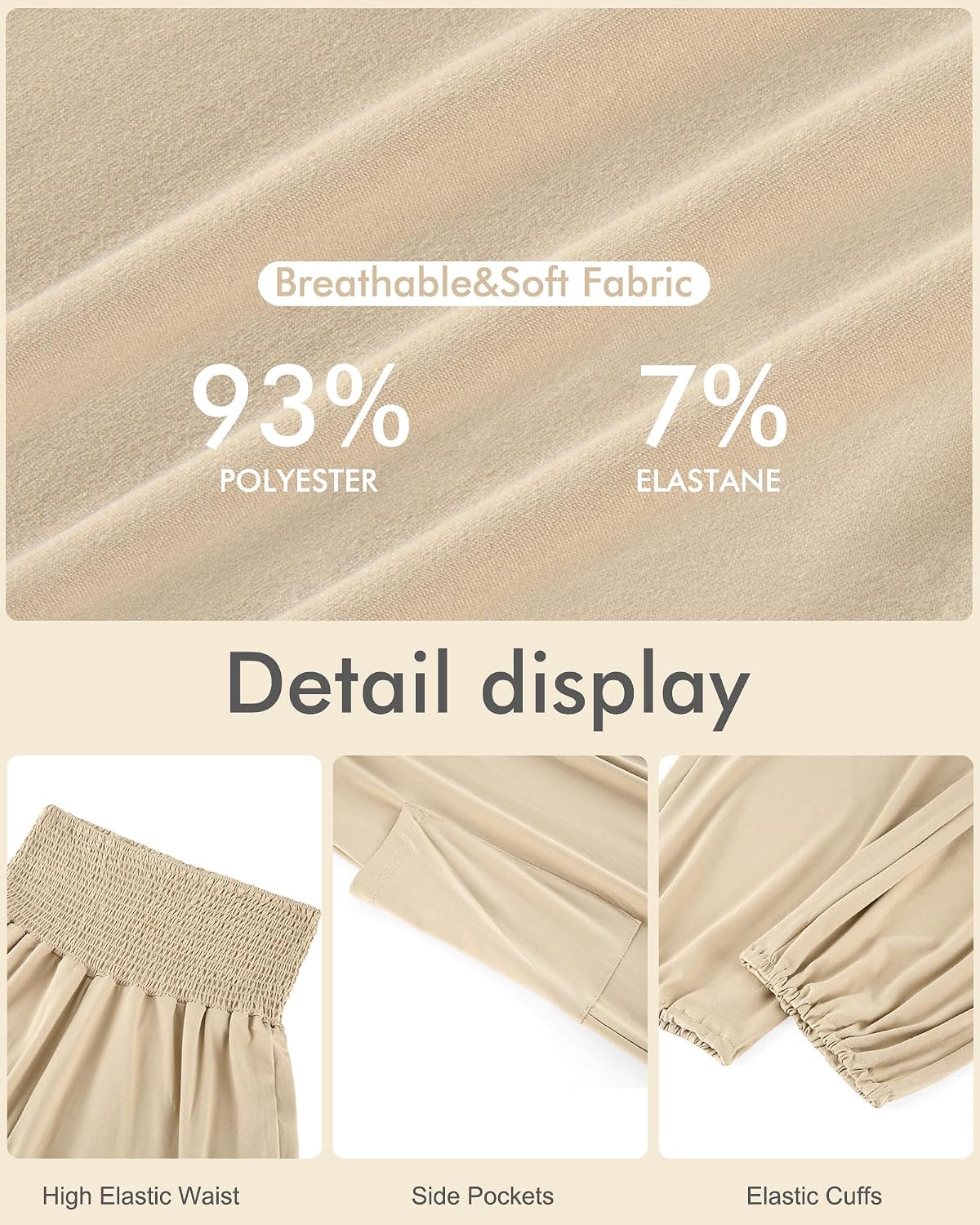 Thumbnail 5 de Makepid Women's Harem Pants, High Waist