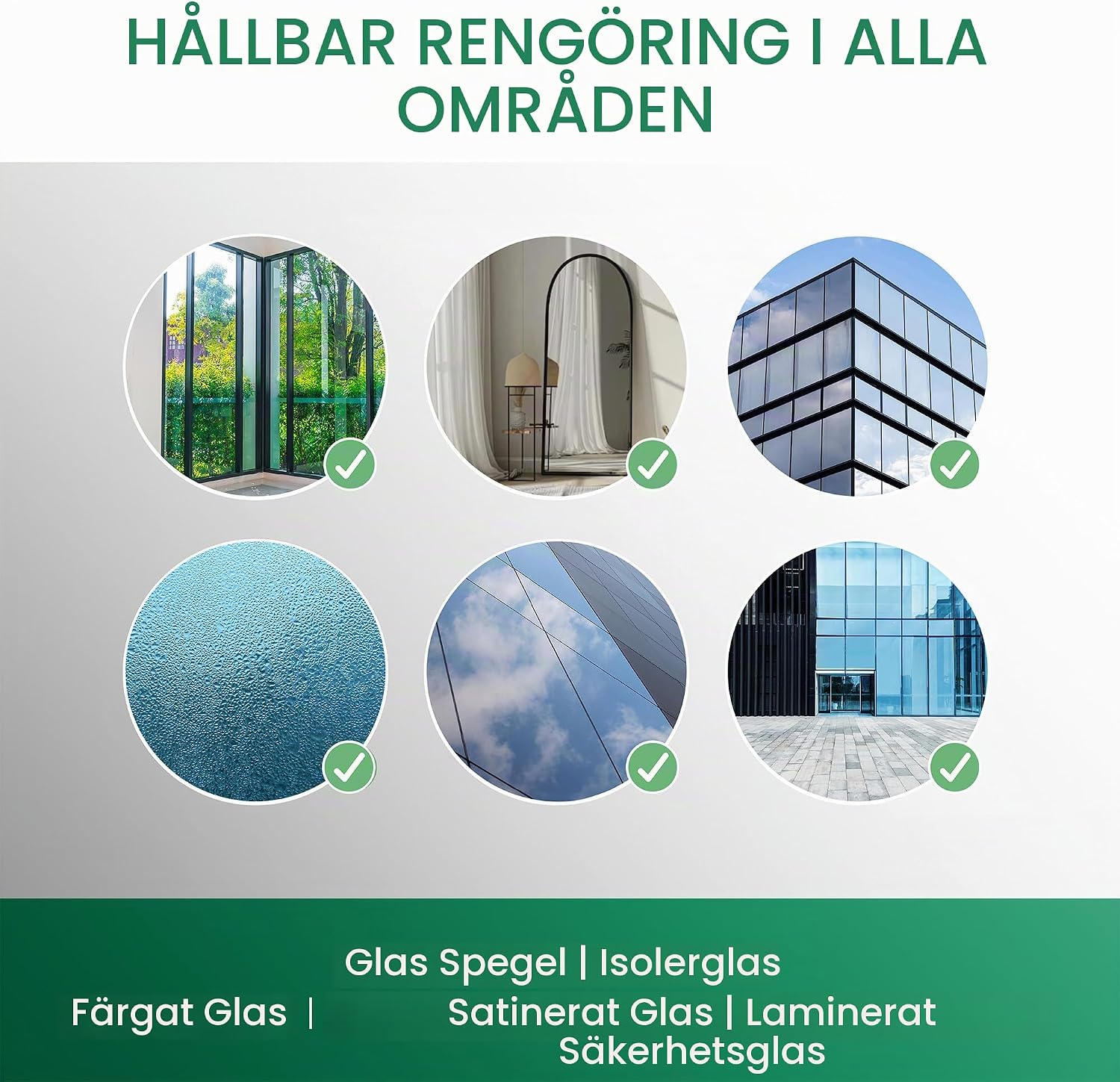 Detalle de BIOHY rengöringskoncentrat 10 l för glas och ytor – snabbtorkande och veganskt