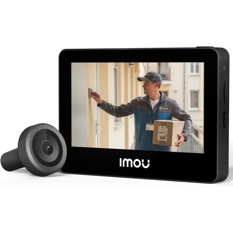 Detalle 2 de Pack Mirilla Digital WiFi Imou VD1-5M0S + ST2-32-S1 (32 GB) – Pantalla 4.3