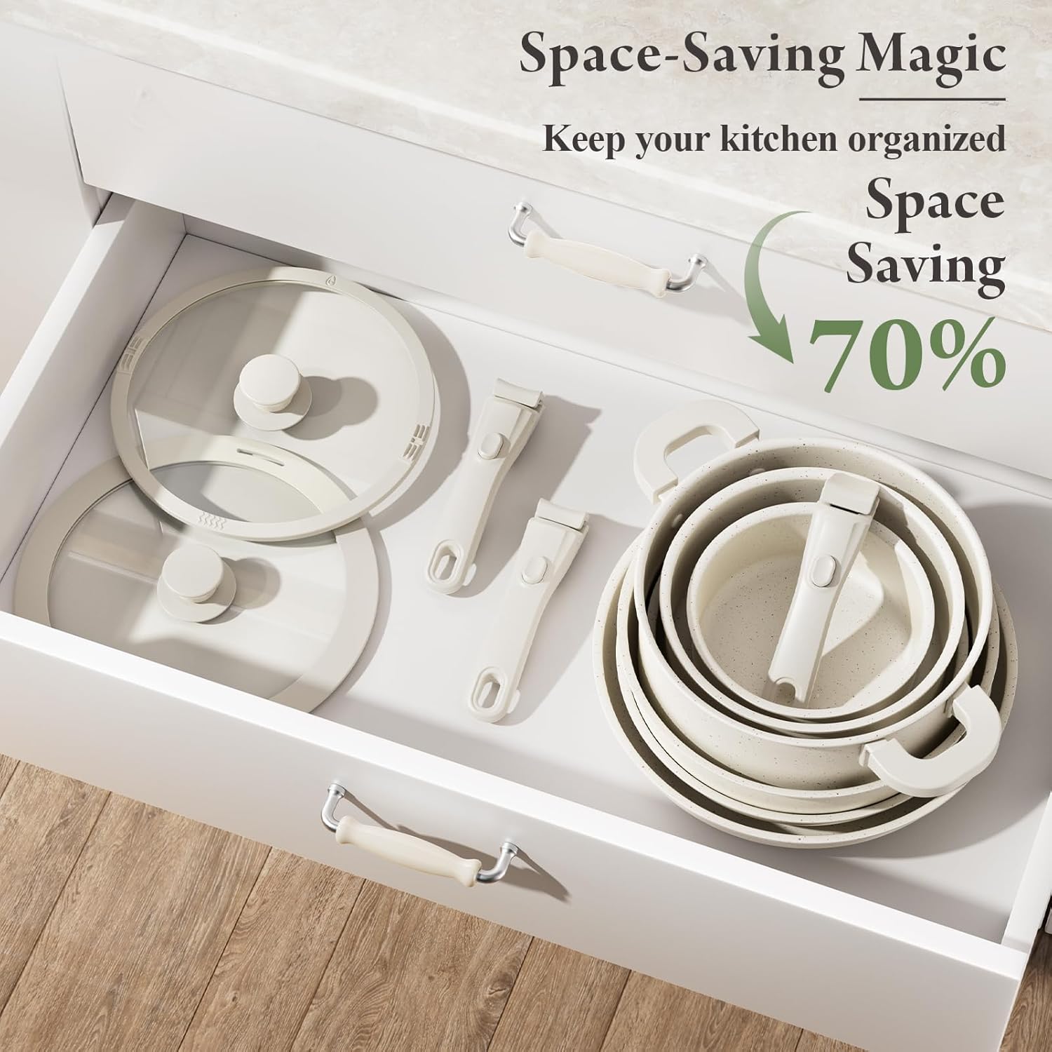 Thumbnail 2 de Bazova 22-Piece Ceramic Cookware Set 🍳