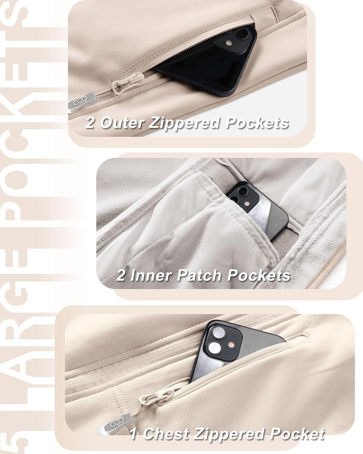Thumbnail 4 de 33,000ft Women's Lightweight Softshell Gilet with Hood