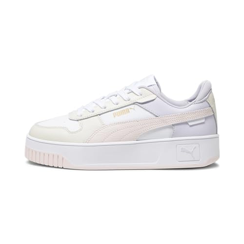 Detalle de PUMA Women Carina Street: Scarpe da ginnastica bianche con dettagli Frosty Pink per taglia 37 EU