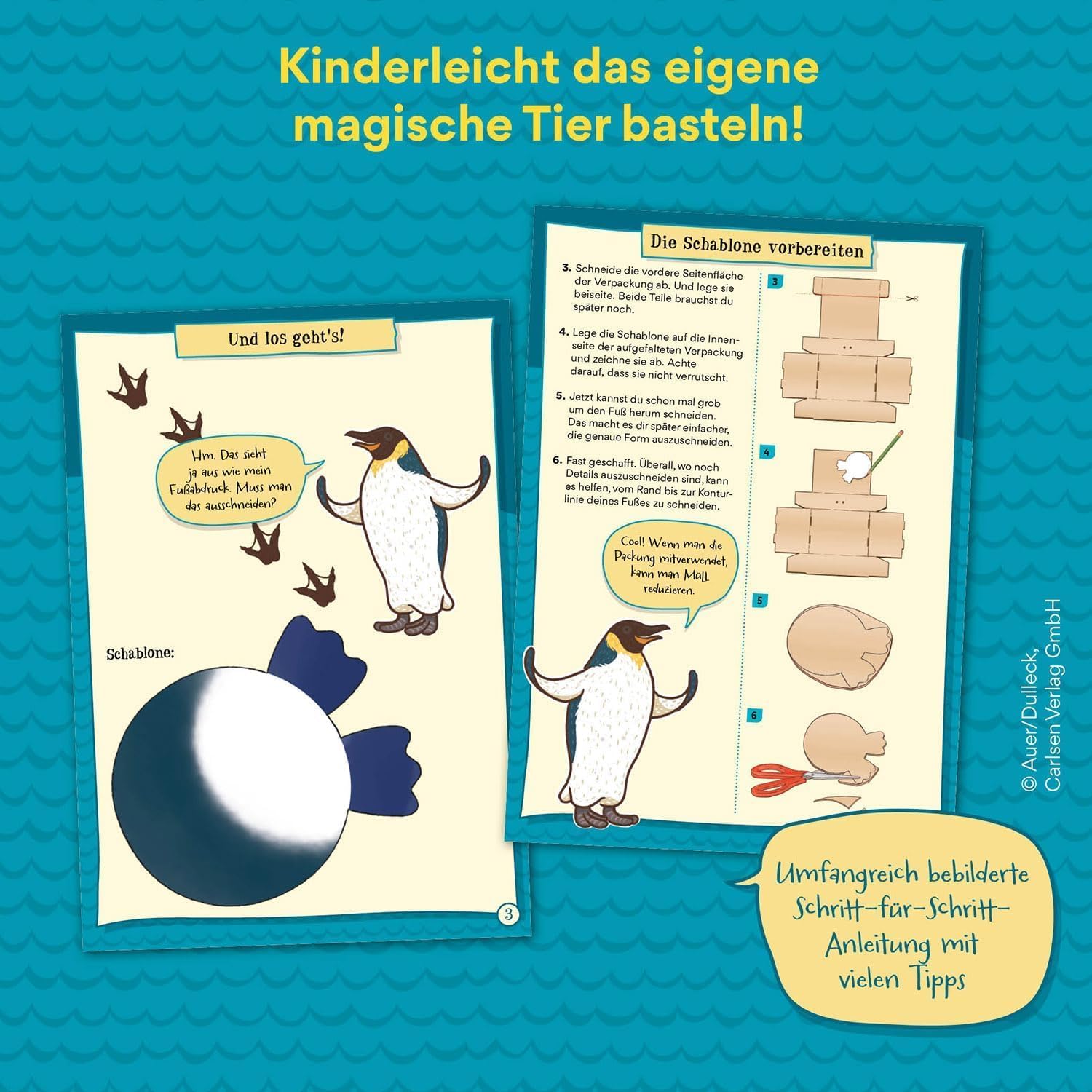 Detalle 2 de Kosmos 604660 „Die Schule der magischen Tiere“ – Gips-Spaß mit Juri, Bastelset ab 8 Jahren