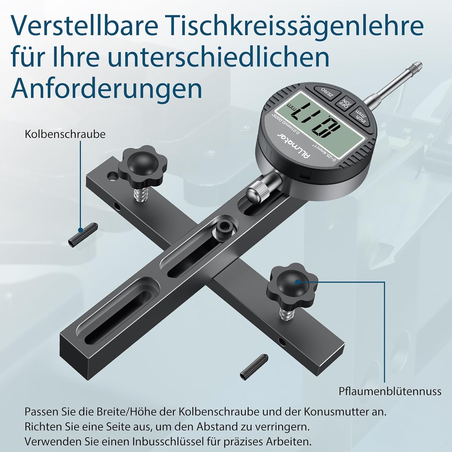 Thumbnail 2 de ALLmeter Tischsäge Messwerkzeug 0,01 mm