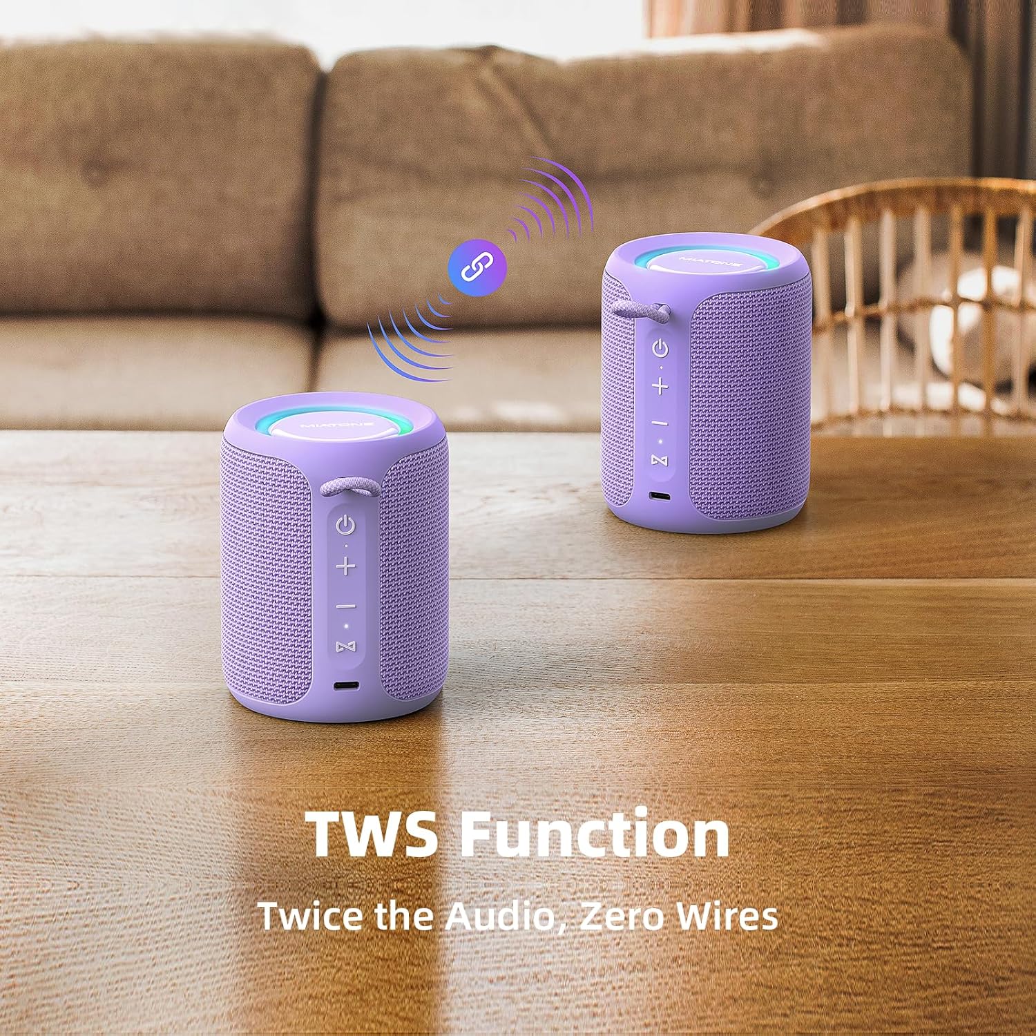 Detalle 2 de MIATONE Rush Pro Bluetooth speaker 20W
