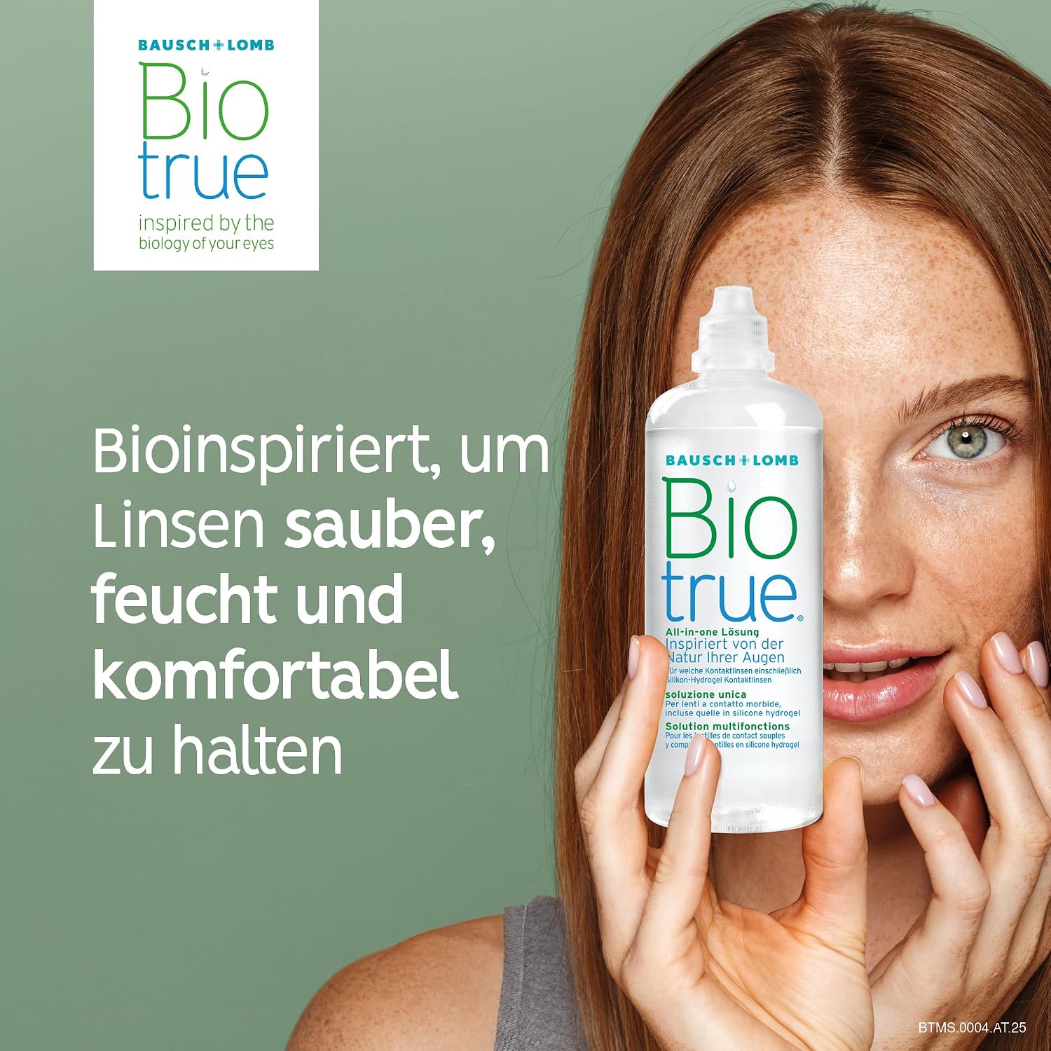 Detalle de Biotrue All-in-One Lösung - Kontaktlinsenreiniger und Aufbewahrungslösung (300 ml) von Bausch + Lomb