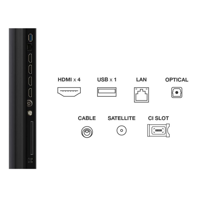 Detalle de TV TCL QD Mini LED 85C69K 85" | 4K, 144 Hz, Google TV