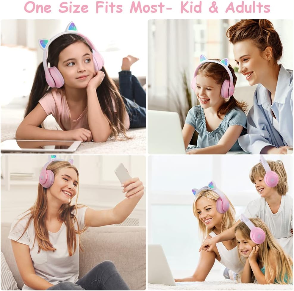 Thumbnail 6 de Kinder Bluetooth Kopfhörer 105 dB Katzenohren
