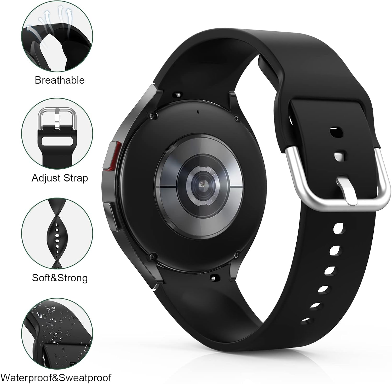 Detalle de Higgs 6 Pack Silicone Strap for Galaxy Watch 40mm