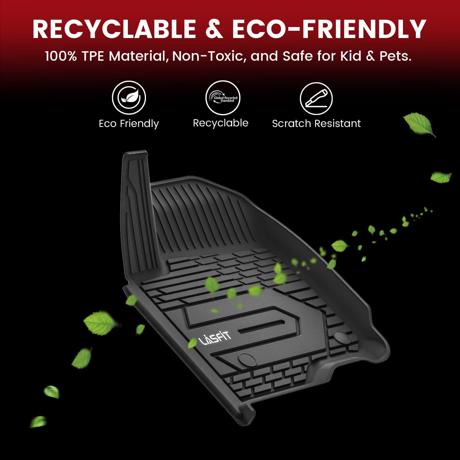 Thumbnail 6 de LASFIT Front Floor Mats, TPE