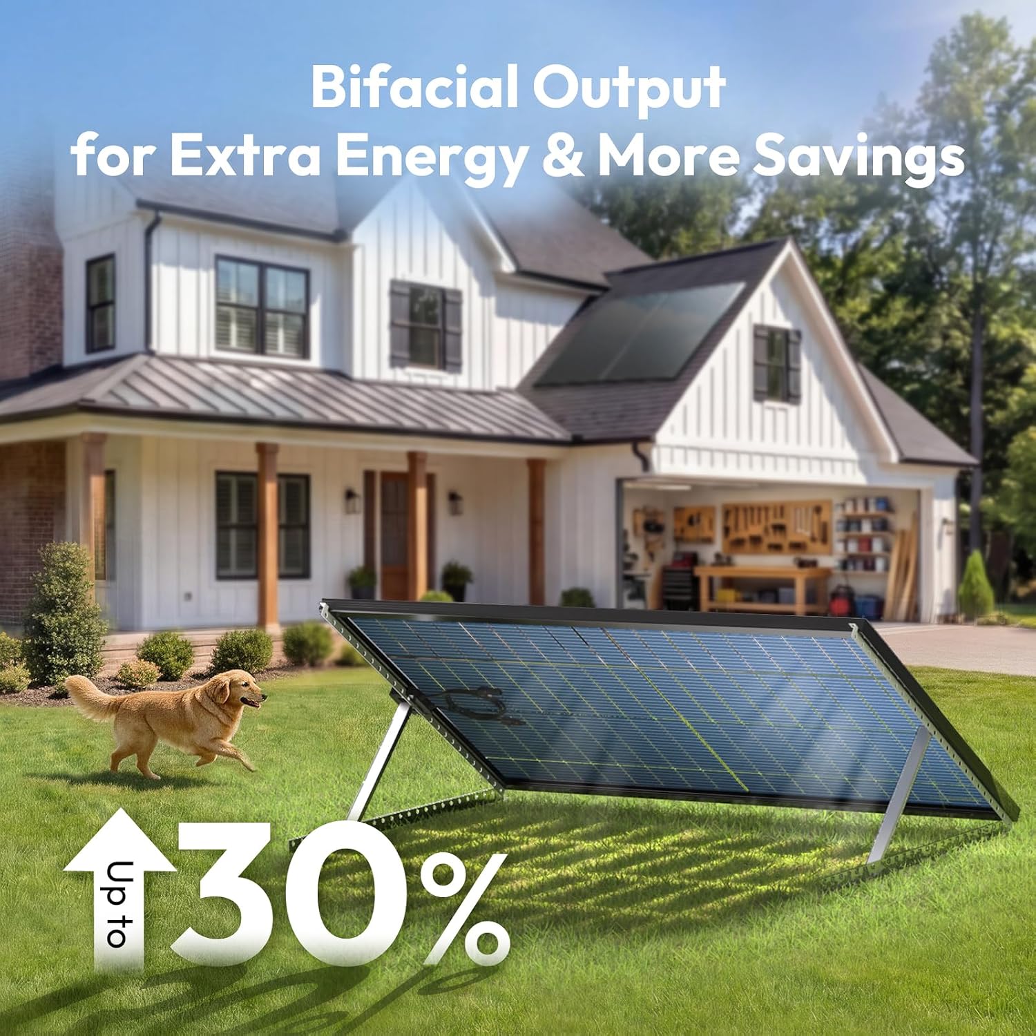 Thumbnail 4 de JJN JJN-SP-425W-N-1 425W Bifacial N-Type Rigid Solar Panel, 25% Efficient