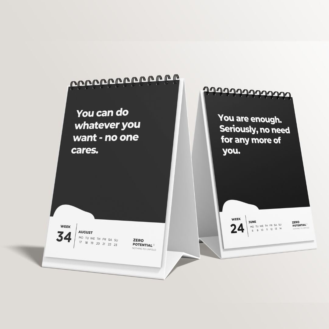 Thumbnail 6 de Demotivierender Kalender (Englisch, A6) – Tischkalender 2025