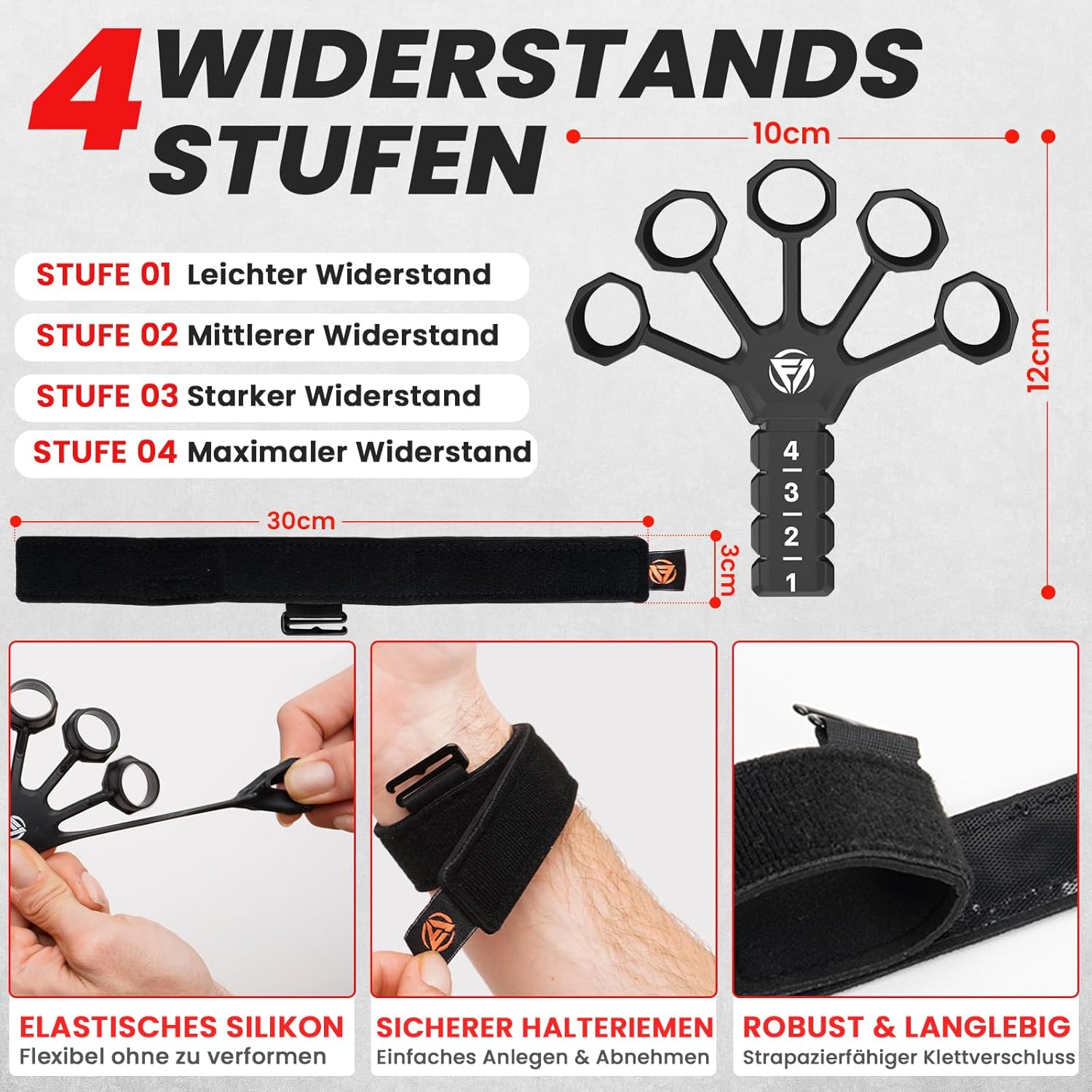Thumbnail 2 de FUNFLEX Handtrainer 5-teilig Griffkraft
