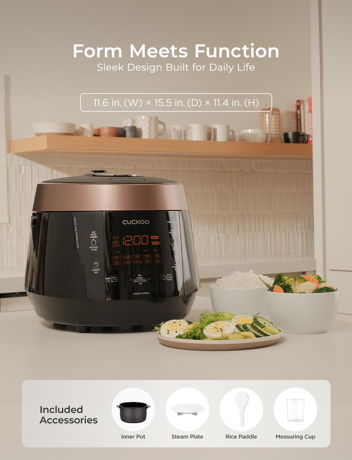 Thumbnail 5 de Cuckoo 10-Cup High-Pressure Rice Cooker