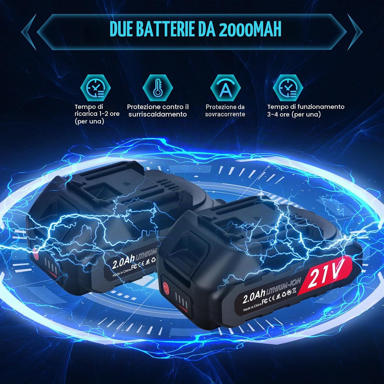 Detalle 2 de NUZEKY forbice potatura batteria 50 mm
