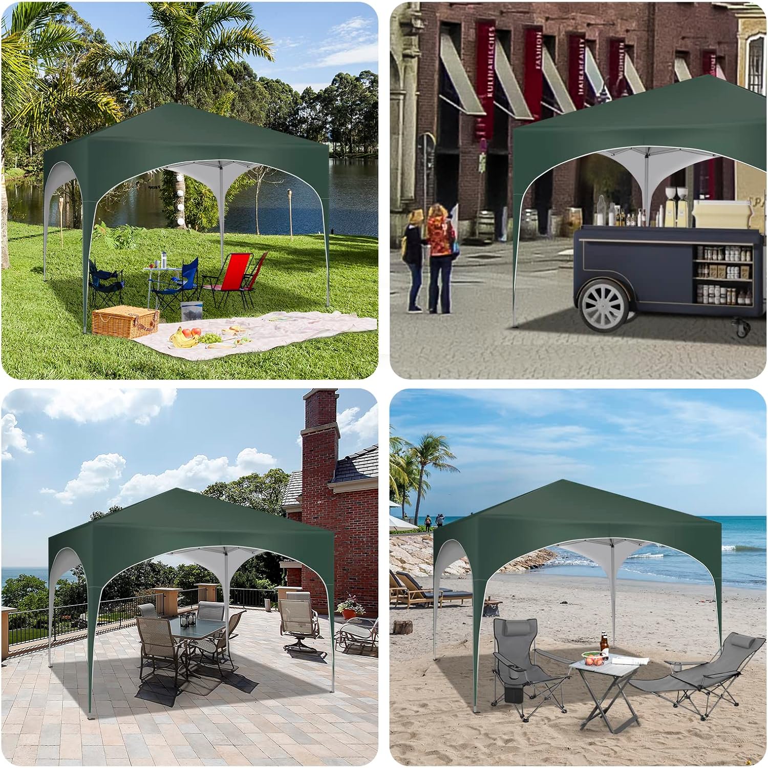 Detalle de WOLTU Pabellon de Jardin 3x3m plegable