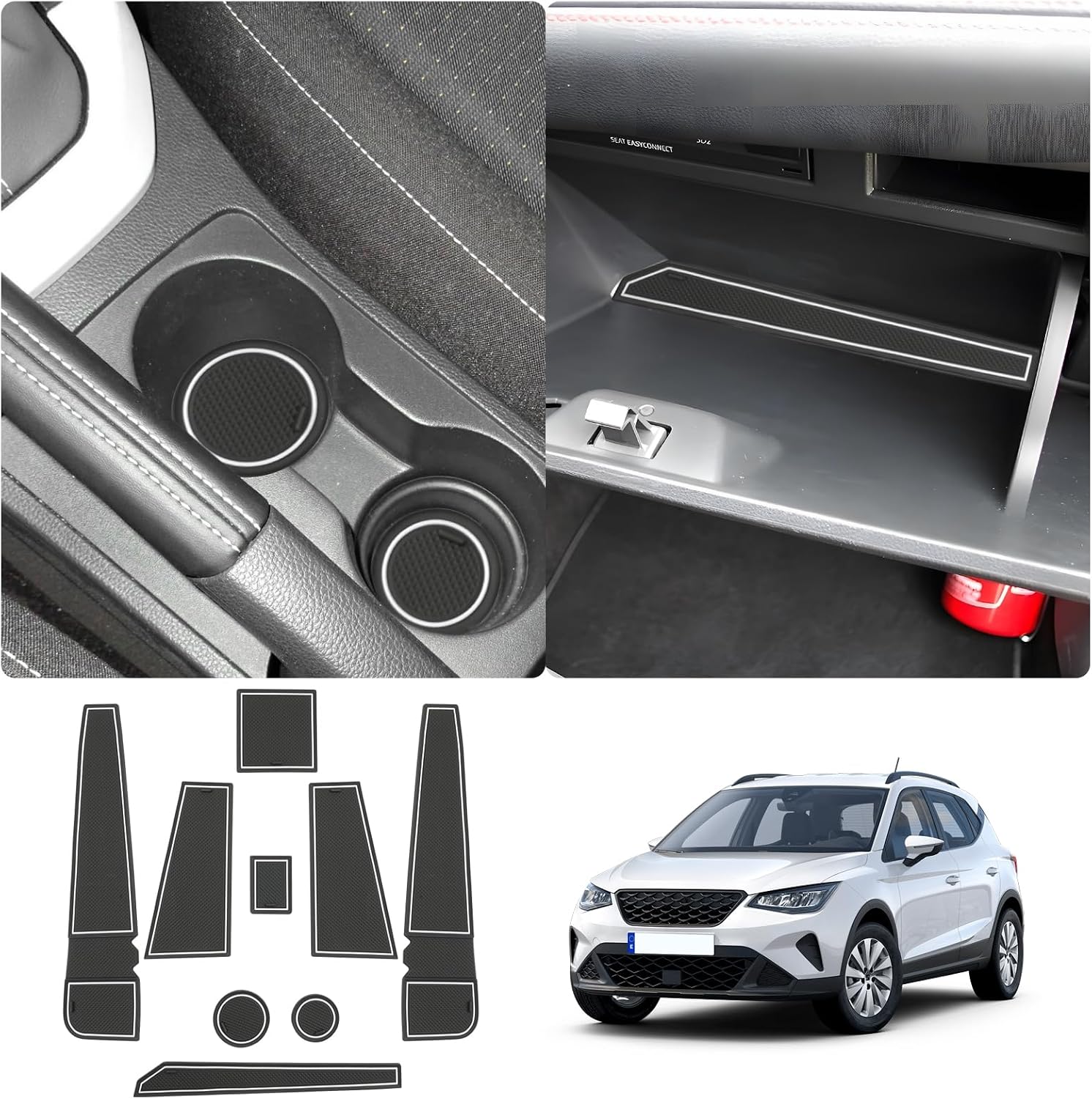 Detalle de LUWU Antirutschmatten Seat Arona Ibiza 6F