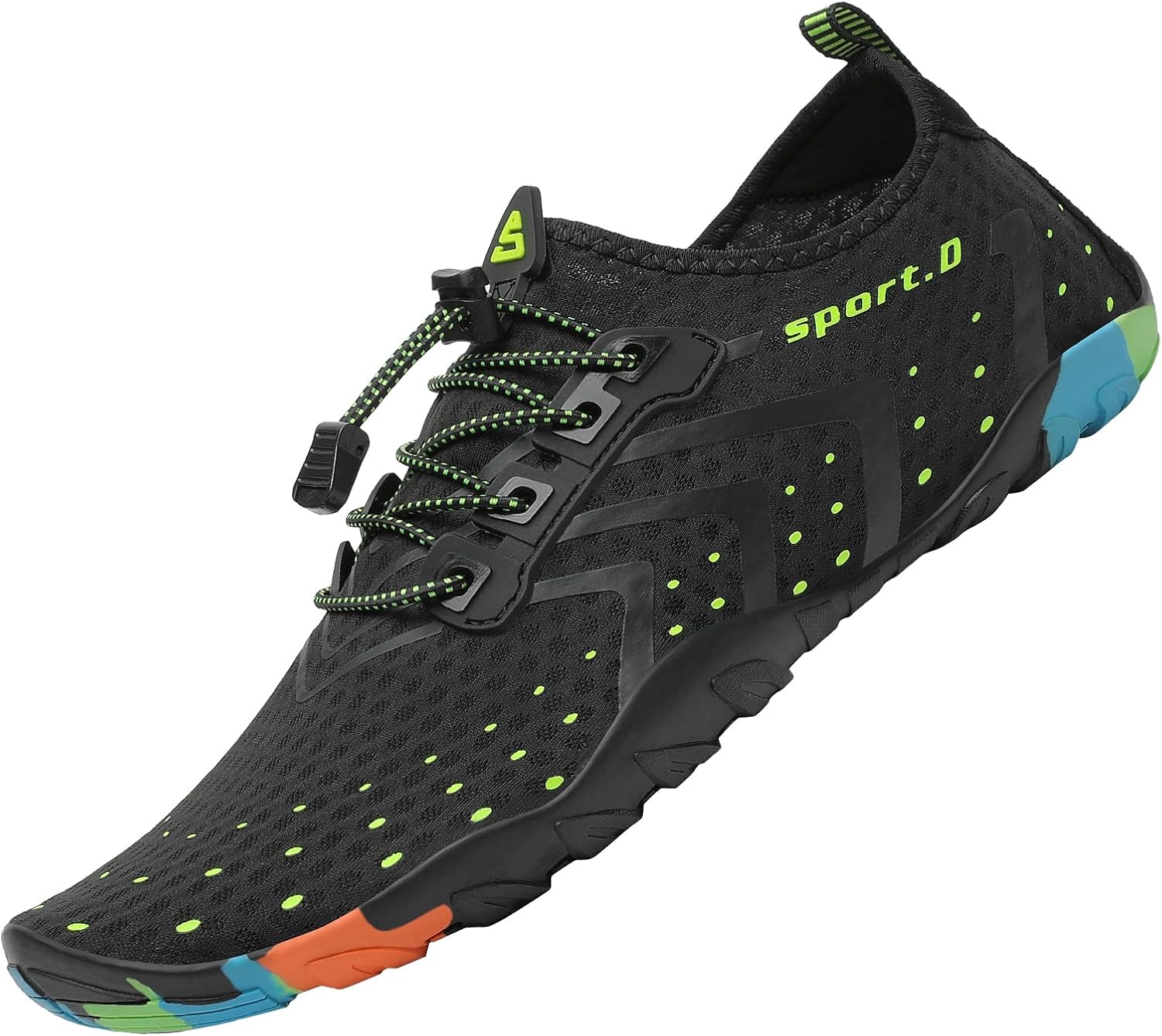 SAGUARO Badeschuhe Damen Herren – Schnelltrocknende Aquaschuhe, rutschfest, leichter Neopren & 360° faltbar