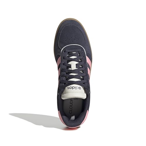 Thumbnail 1 de adidas Mujer BREAKNET Sleek Shoes en Shadow Navy/Pink Spark/Off White (horma clásica, cordones) — 39 1/3 EU