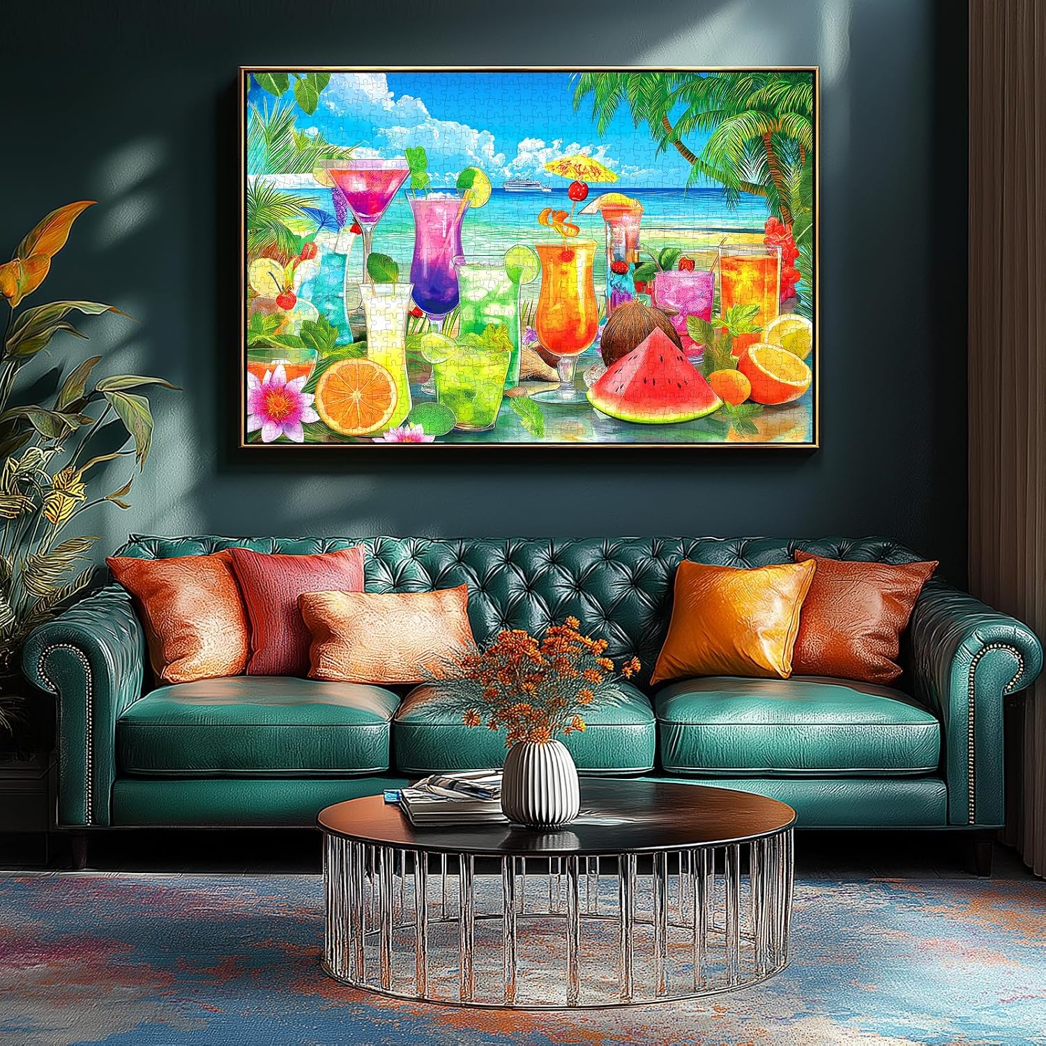 Thumbnail 3 de Tropical Paradise 500 Piece Jigsaw Puzzle 🧩
