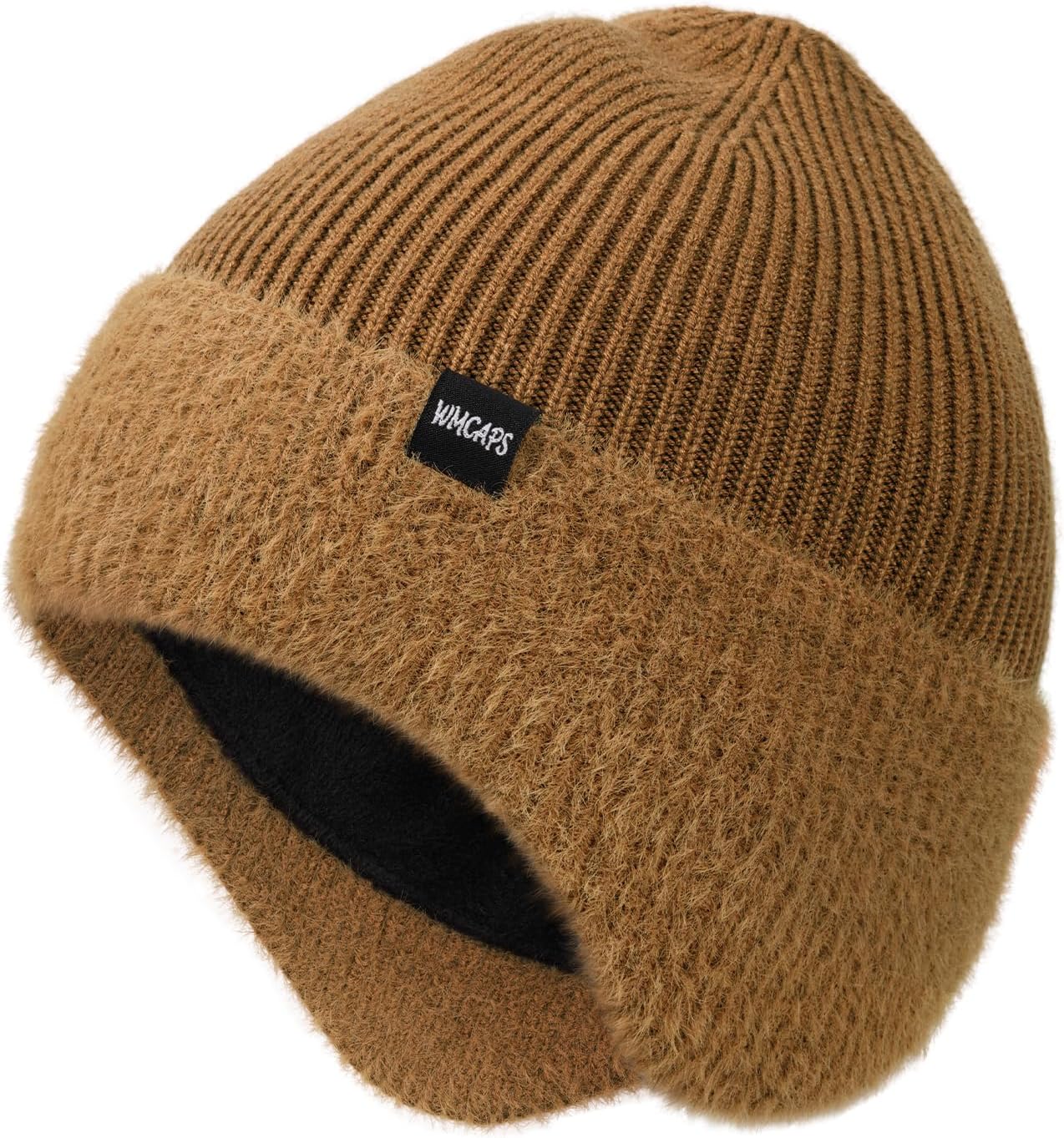 Detalle de Wmcaps Winter Beanie with Earflaps – Fleece Lined Hat