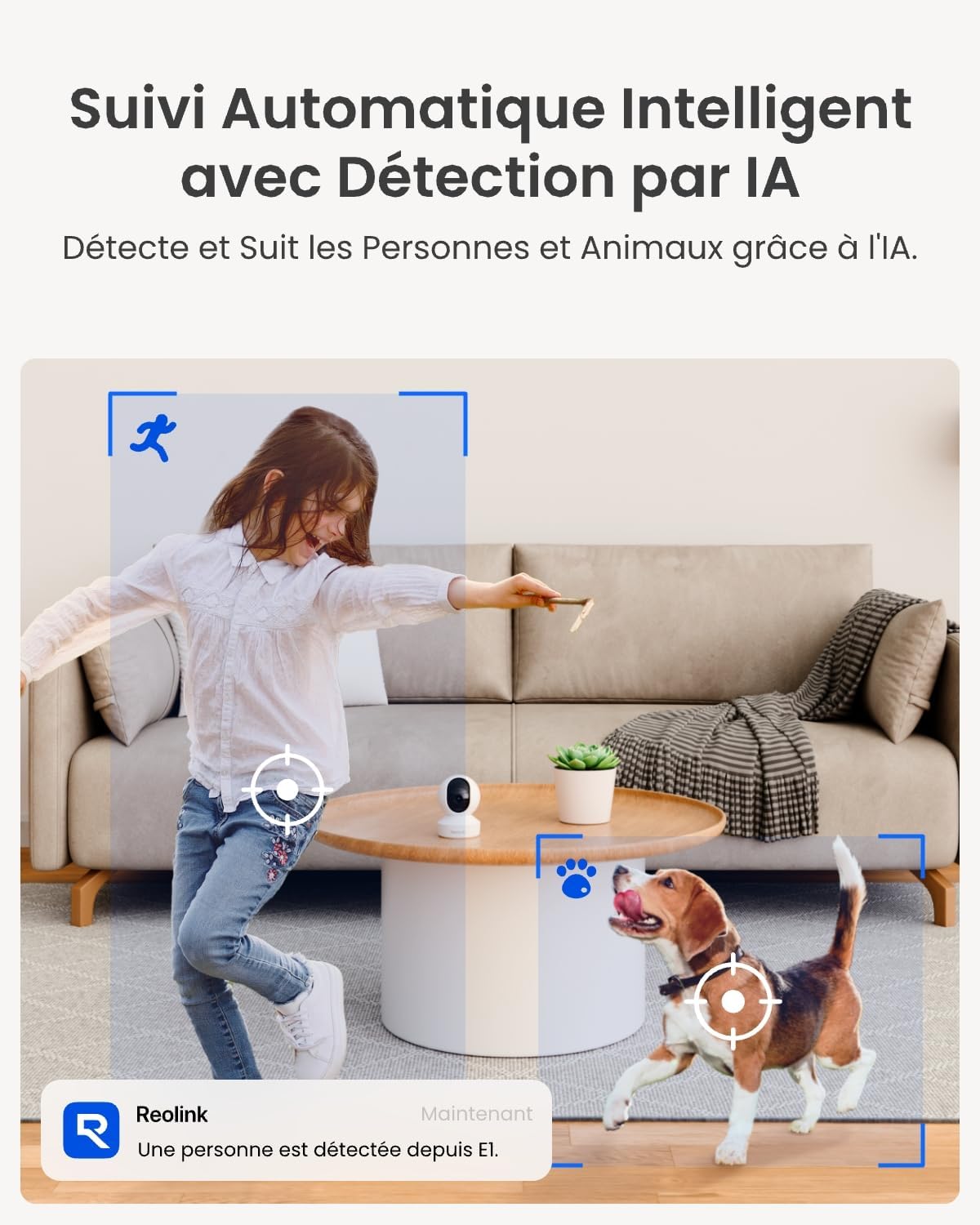 Detalle de Reolink 4MP Caméra de surveillance avec vue 360° ⚙