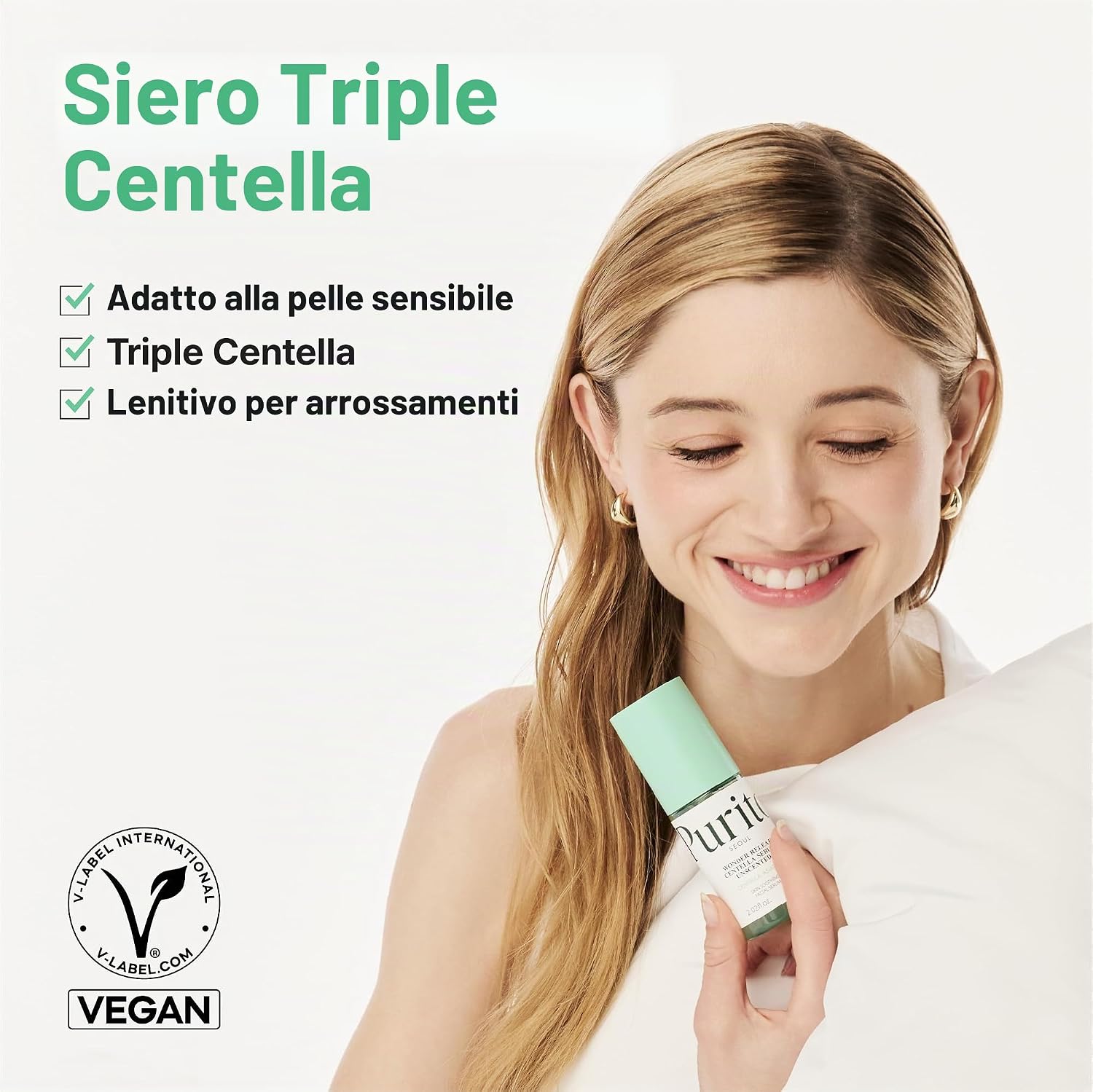 Detalle de PURITO Centella Unscented Serum 60 ml lenitivo