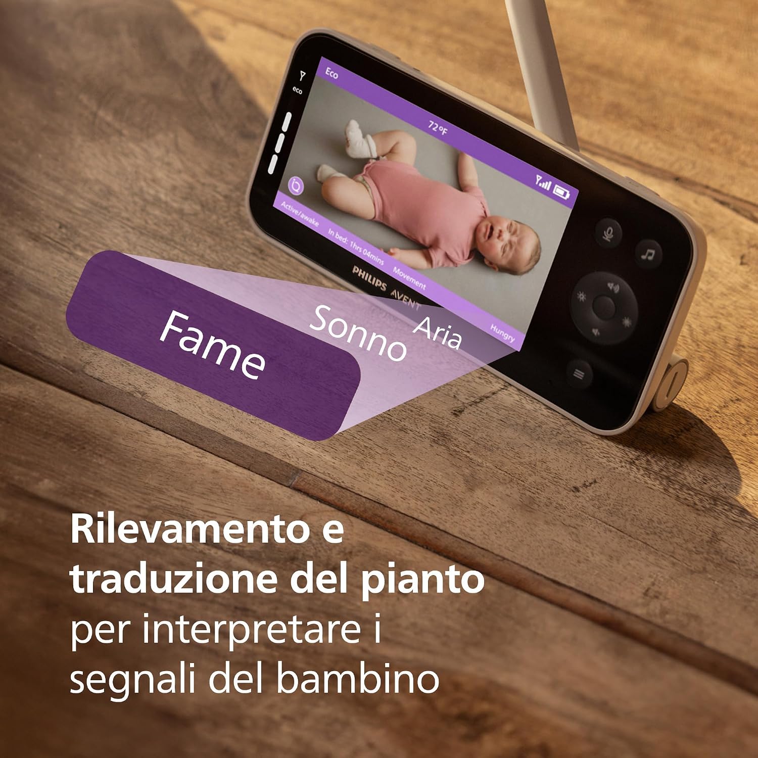 Thumbnail 3 de Philips Avent Premium Connected Baby Monitor SCD973/26: monitor per sonno e respirazione con IA e app