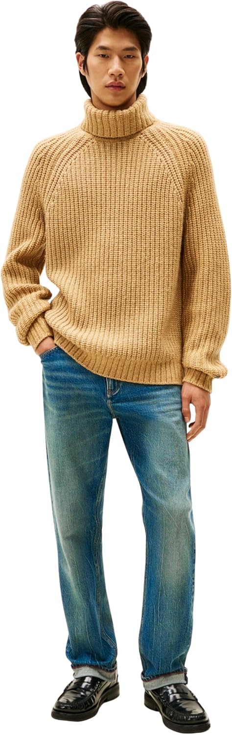 Thumbnail 3 de Tommy Hilfiger Herren Pullover Chunky Rib Rollkragen – zeitloser Strickpullover