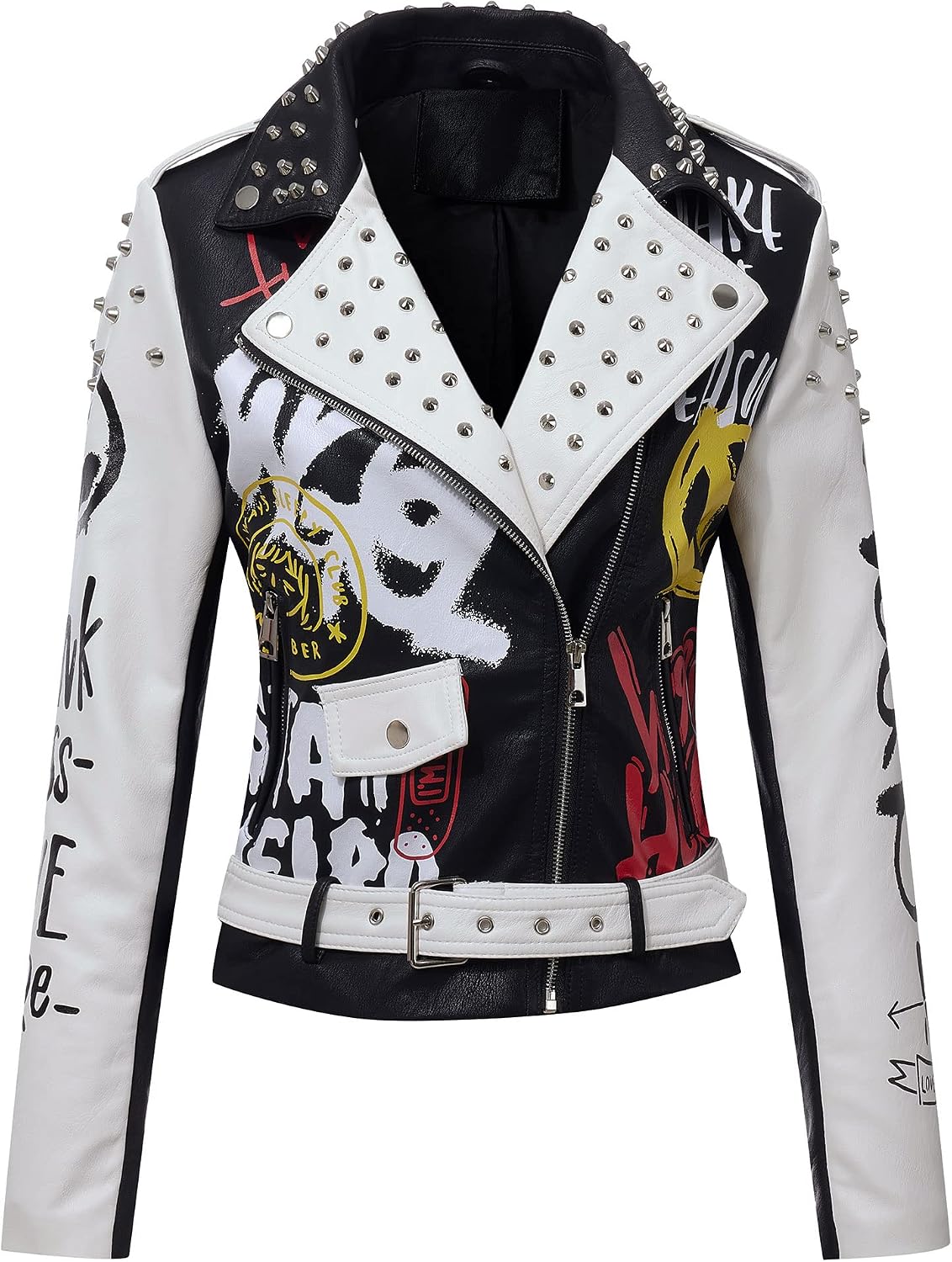 Detalle 2 de RISISSIDA Faux Leather Moto Jacket
