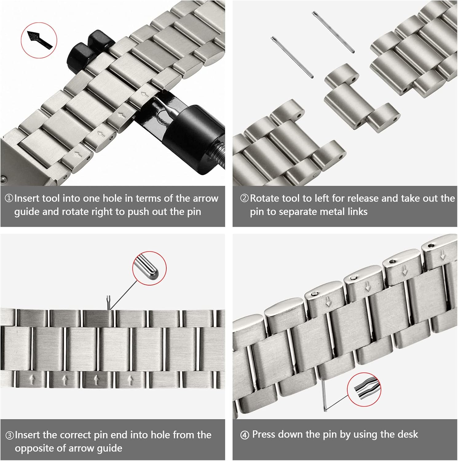 Thumbnail 5 de Netolo Metal Straps for Apple Watch Ultra 49mm