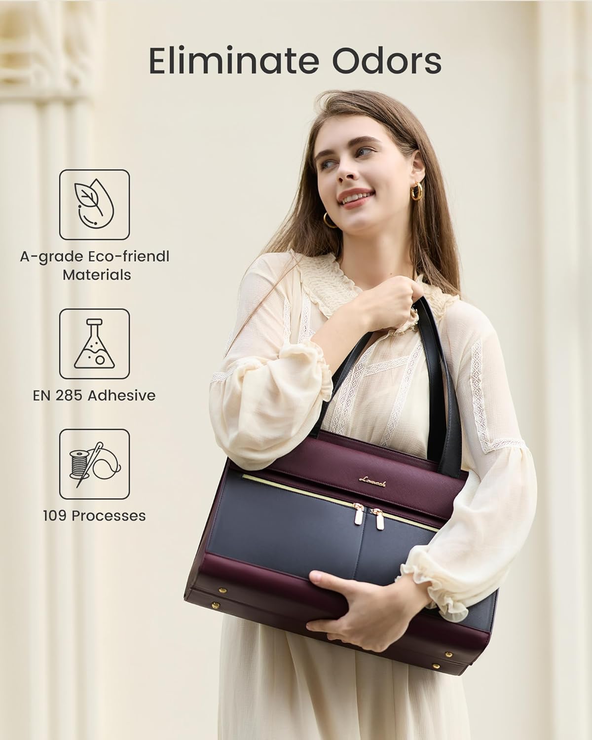 Thumbnail 6 de LOVEVOOK Laptoptasche 15,6 Zoll Violett