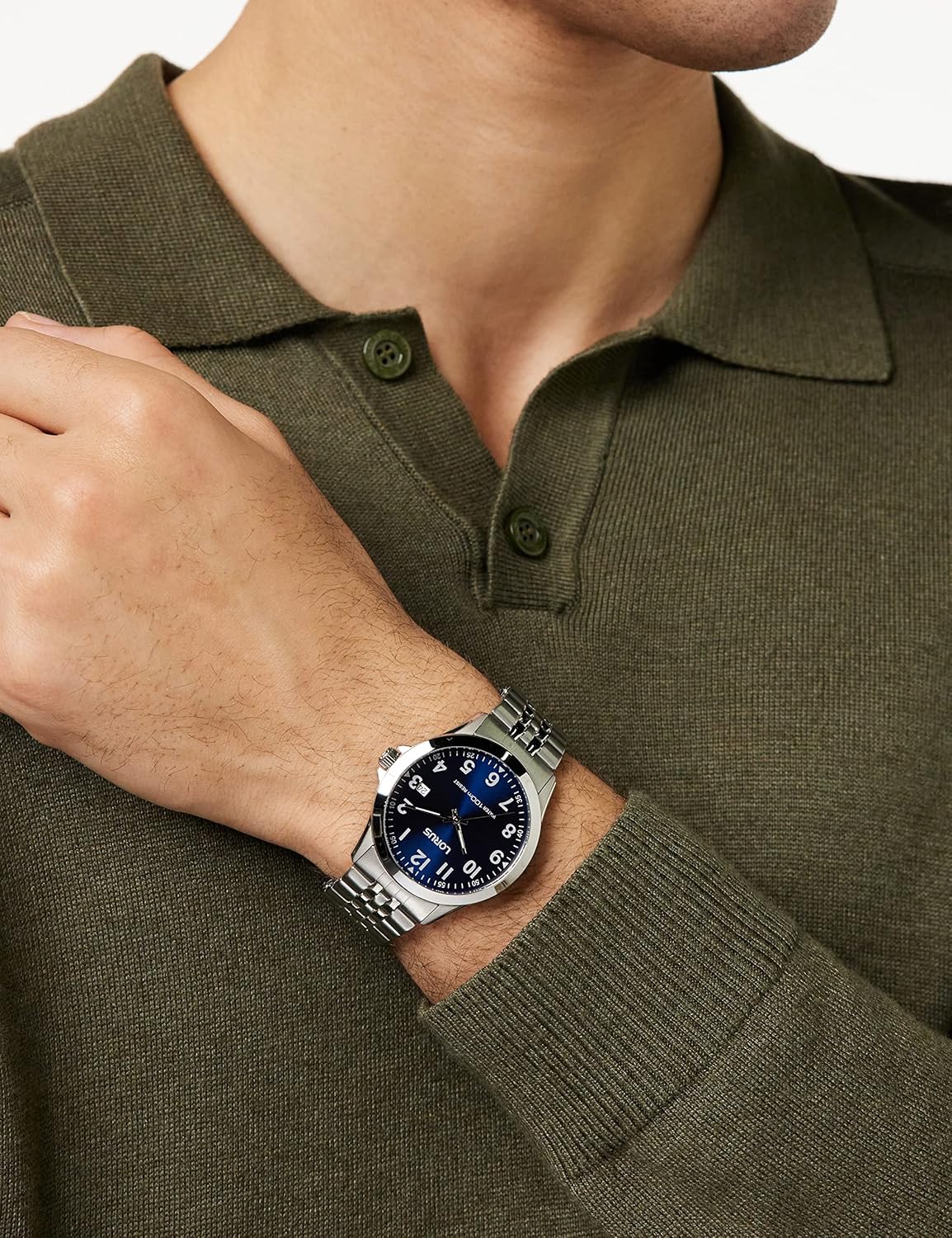 Thumbnail 1 de Lorus Orologio classico da uomo in acciaio inossidabile con cinturino in metallo – Flex Band