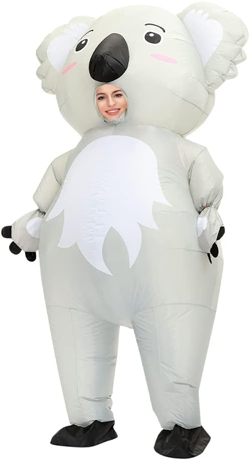 Detalle de Arokibui aufblasbares Kostüm Blow up Outfit – lustiges Kostüm für Halloween, Weihnachten und Festivals