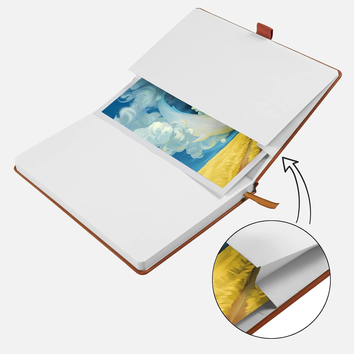 Detalle 2 de A5 notebook 3 pack, 200 page journals