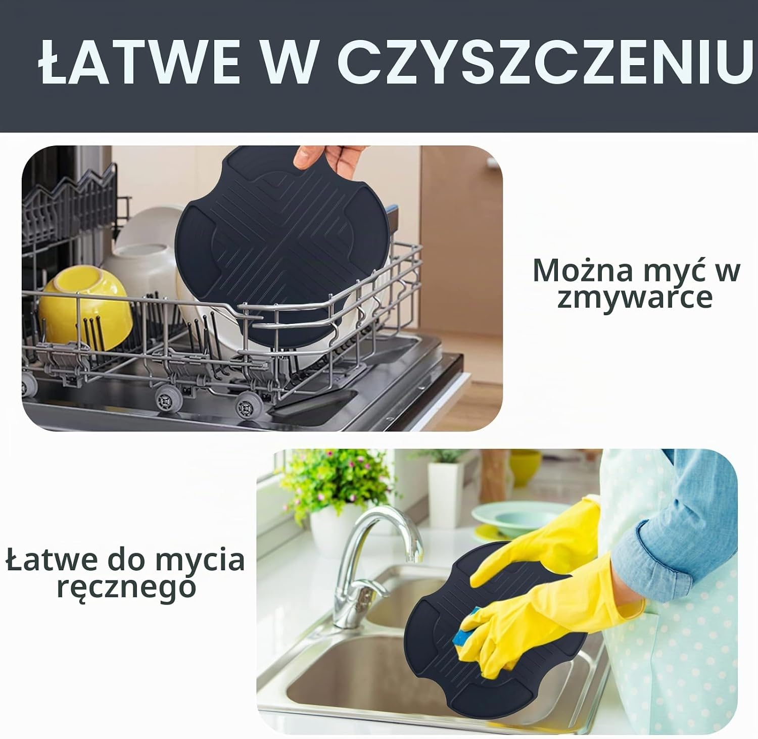 Thumbnail 5 de HAIWILL Unterlage Silikon für Ninja FN101EU – okrągła mata silikonowa 17 × 17 cm