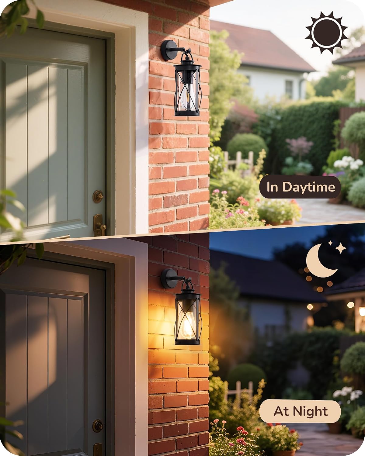 Thumbnail 3 de Outdoor wall lantern light IP44, E27
