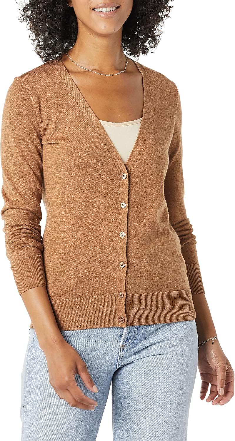 Detalle 2 de Amazon Essentials Women's Lightweight V-Neck Cardigan Plus Size