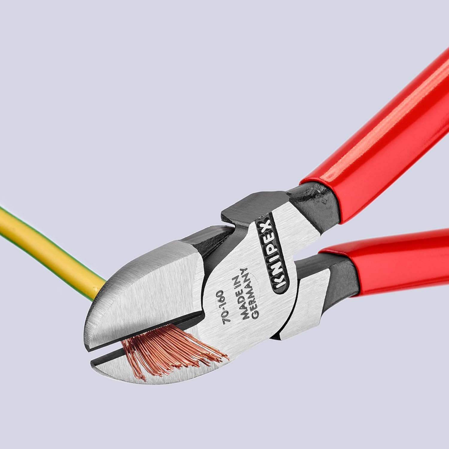 Detalle de KNIPEX 70 01 160 SB Diagonal Cutter, 160 mm, Narrow Head