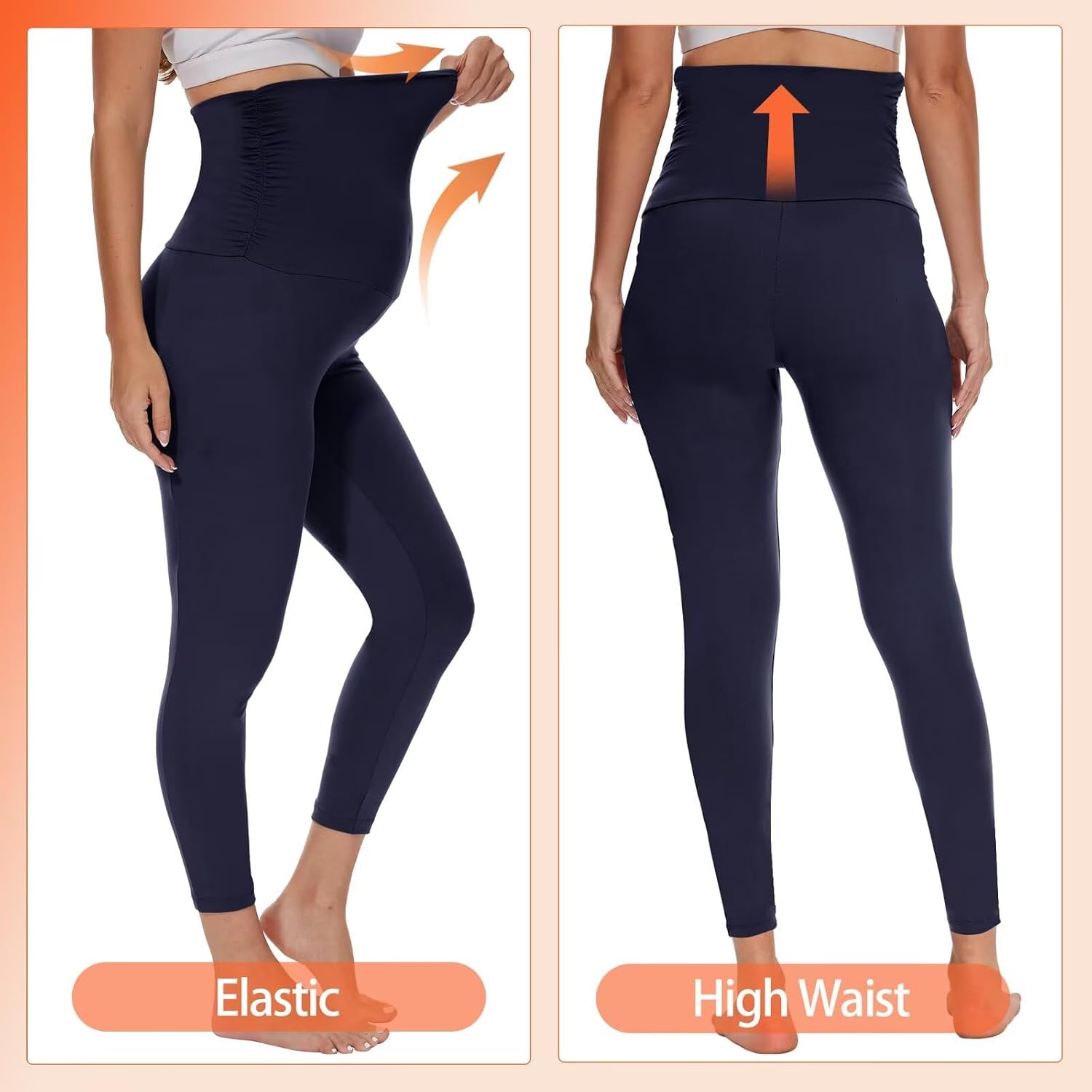 Thumbnail 5 de QGGQDD Thermal Maternity Leggings high-waist fleece-lined leggings