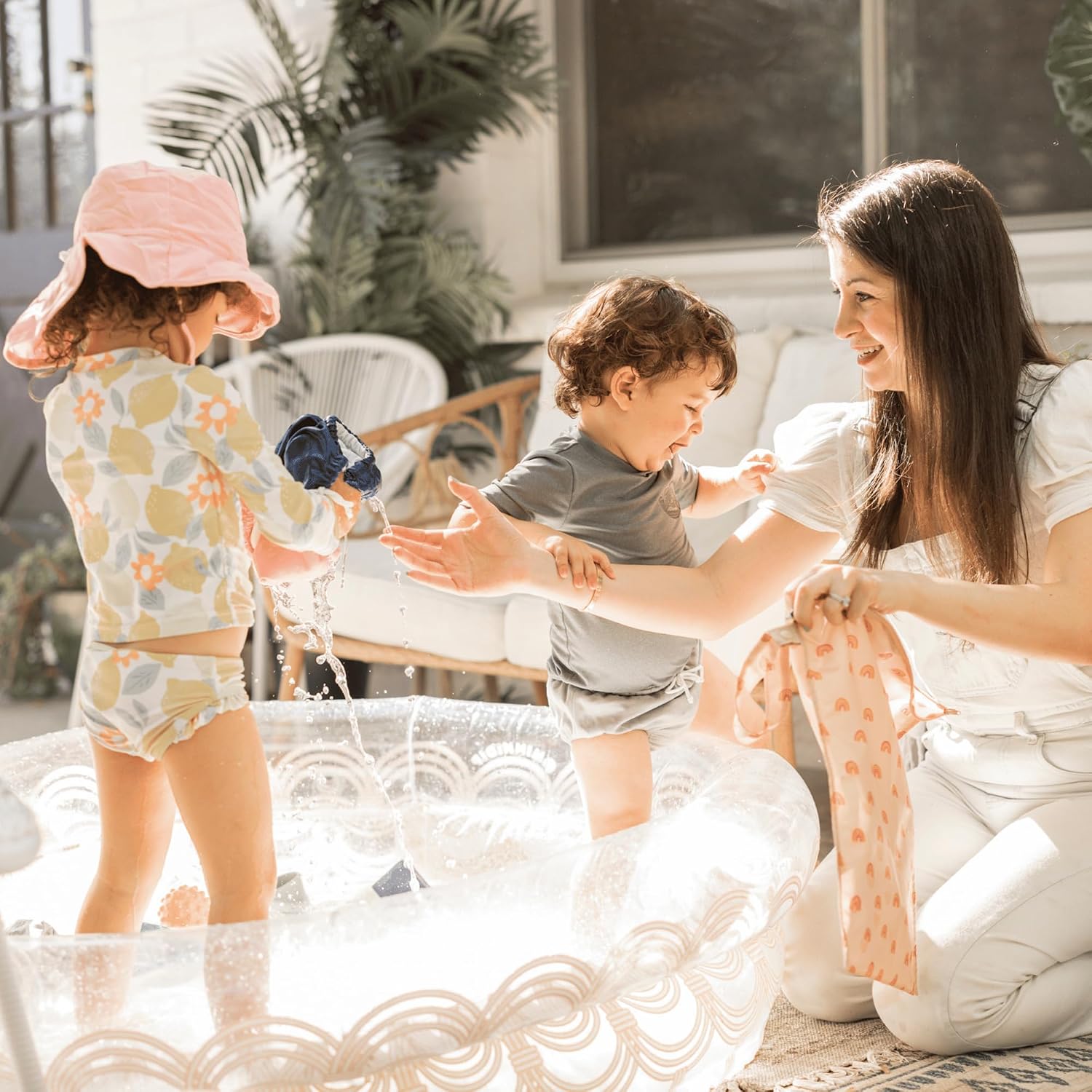 Detalle de Tiny Twinkle Waterproof Wet Bag 2-Pack: Reusable Wet/Dry Travel Bags for Babies