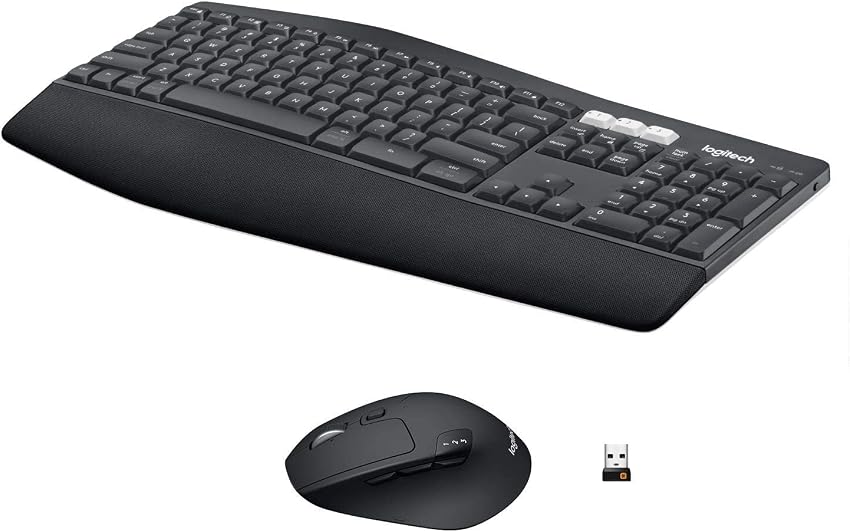 Detalle de Logitech MK850 Combo teclado y ratón inalámbricos, 2,4 GHz 🖱