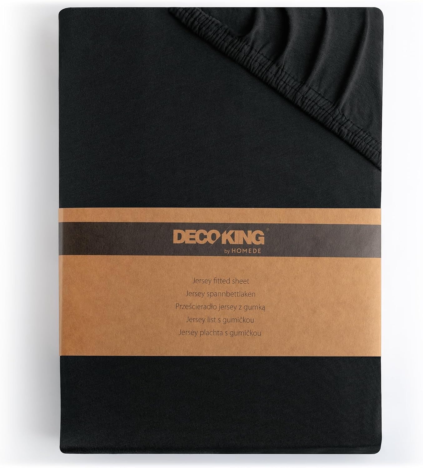Detalle de DecoKing Amber Spannbettlaken 200 x 200 cm Jersey für Boxspringbett