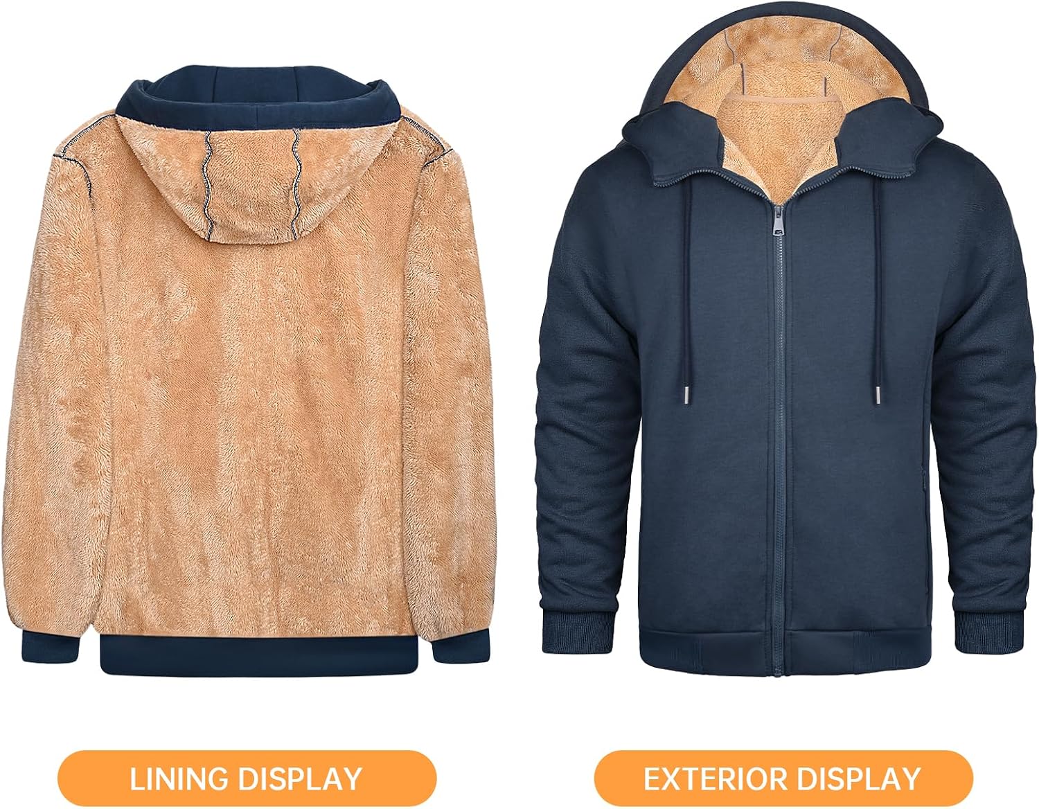 Thumbnail 5 de UMIPUBO hoodie homme chaud épais