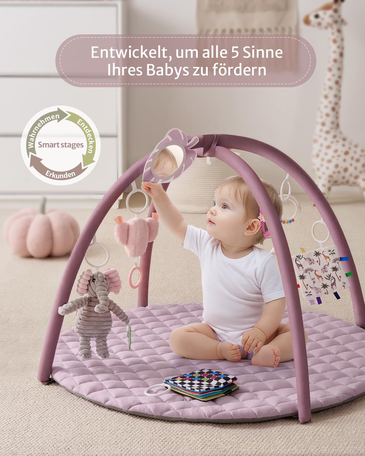 Thumbnail 1 de Blissful Diary Spielbogen Baby 85×85 cm