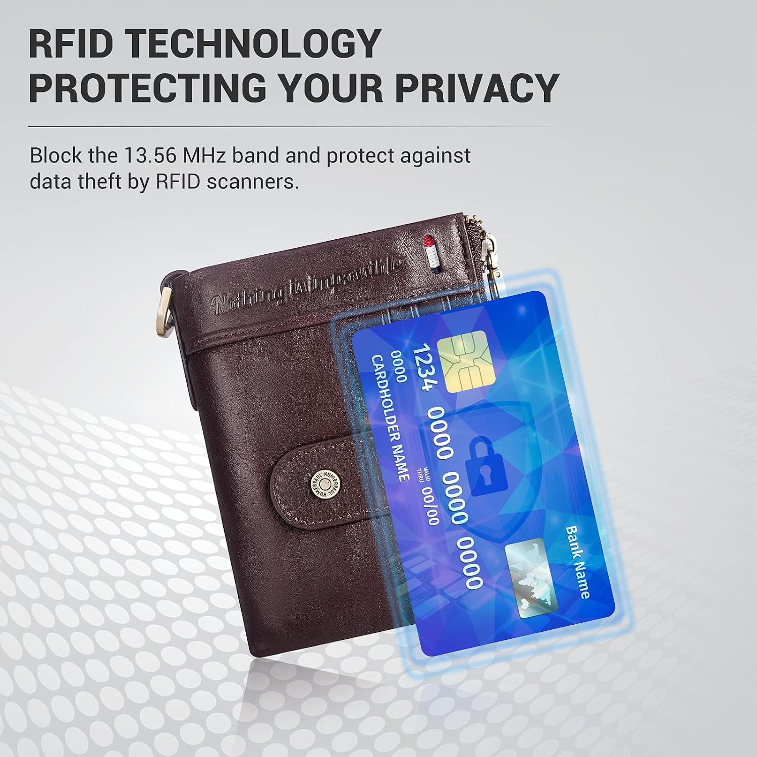 Detalle 2 de Humerpaul leather RFID wallet 18 card slots
