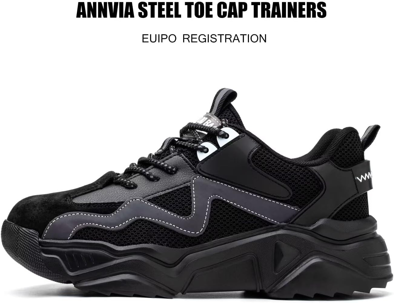 Thumbnail 2 de Annvia Safety Shoes for Women and Men: Breathable Steel Toe Cap Trainers with Anti-Piercing Kevlar