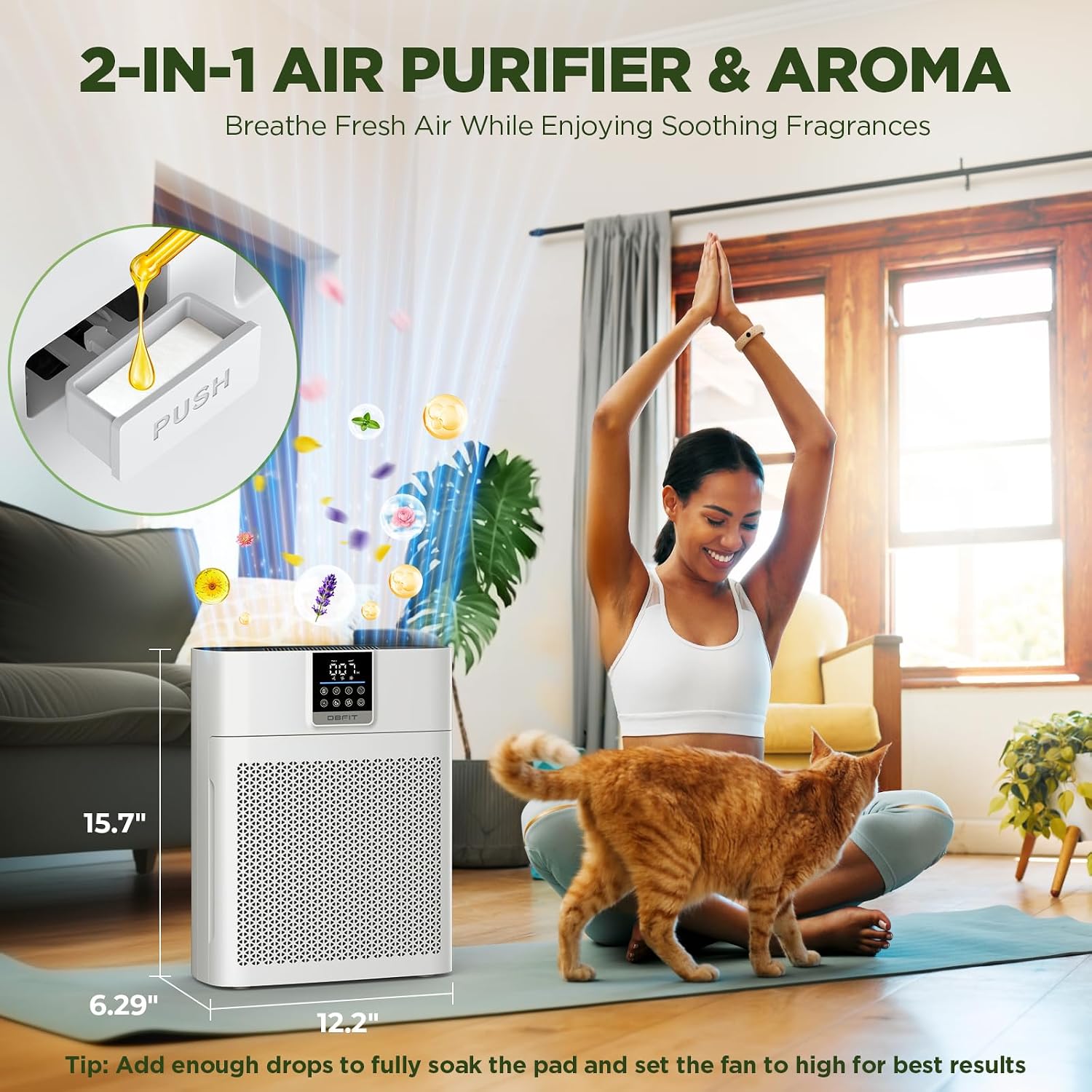 Thumbnail 6 de DBFIT AP2410 Air Purifier for Large Rooms ⚙