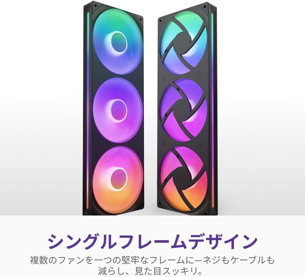 Detalle de NZXT Kraken Core 360 RGB RL-KR36C-B1 360mm簡易水冷CPUクーラー、RGB搭載